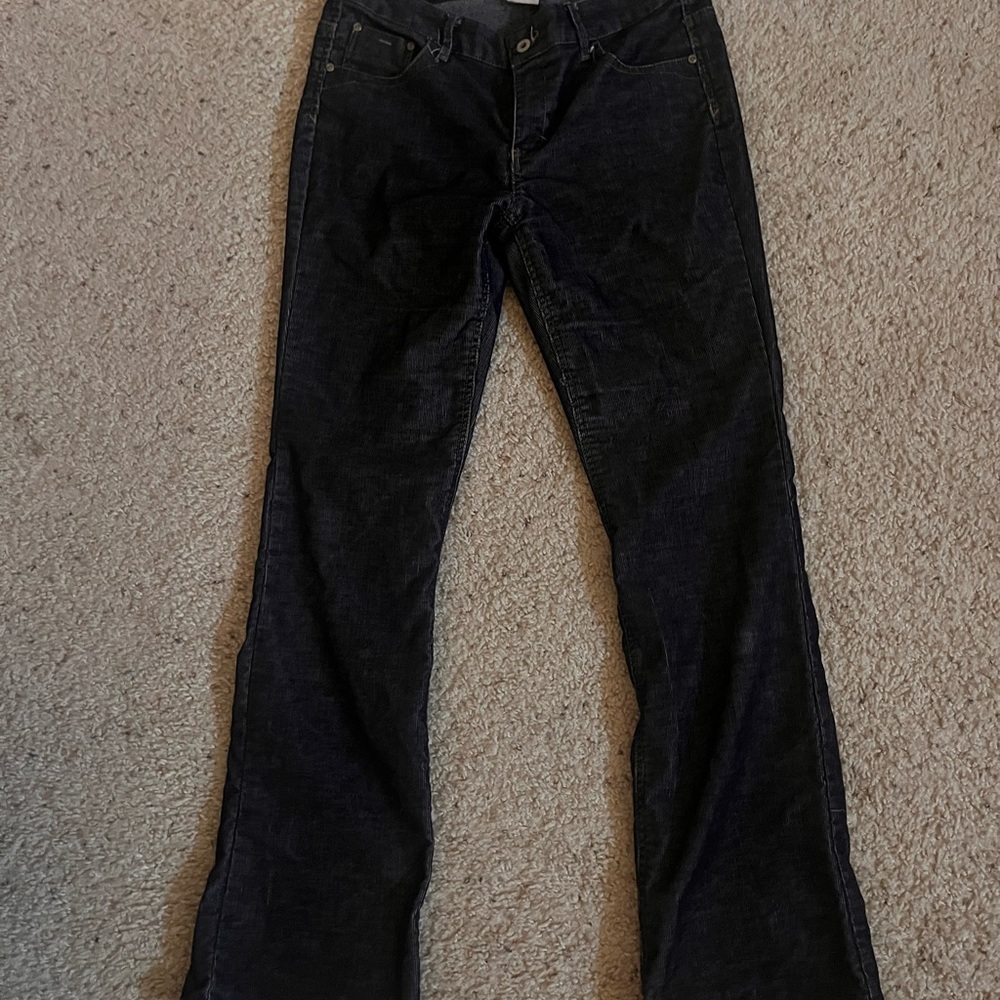 Dark Blue Corduroy Pants